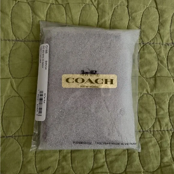 COACH Signature Coated Canvas Skinny Mini ID Wallet - Picture 9 of 9